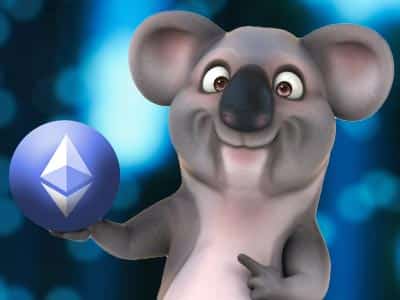 Kev the koala shows how to deposit Ether (ETH) at Fair Go – fast, fee-free. Use Ethereum Mainnet.